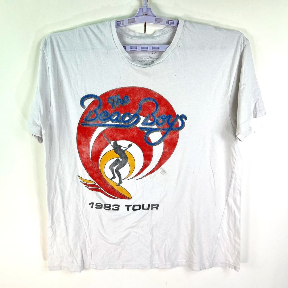 Beach Boys 1993 Tour T Shirt Adult Size XL White Retro
